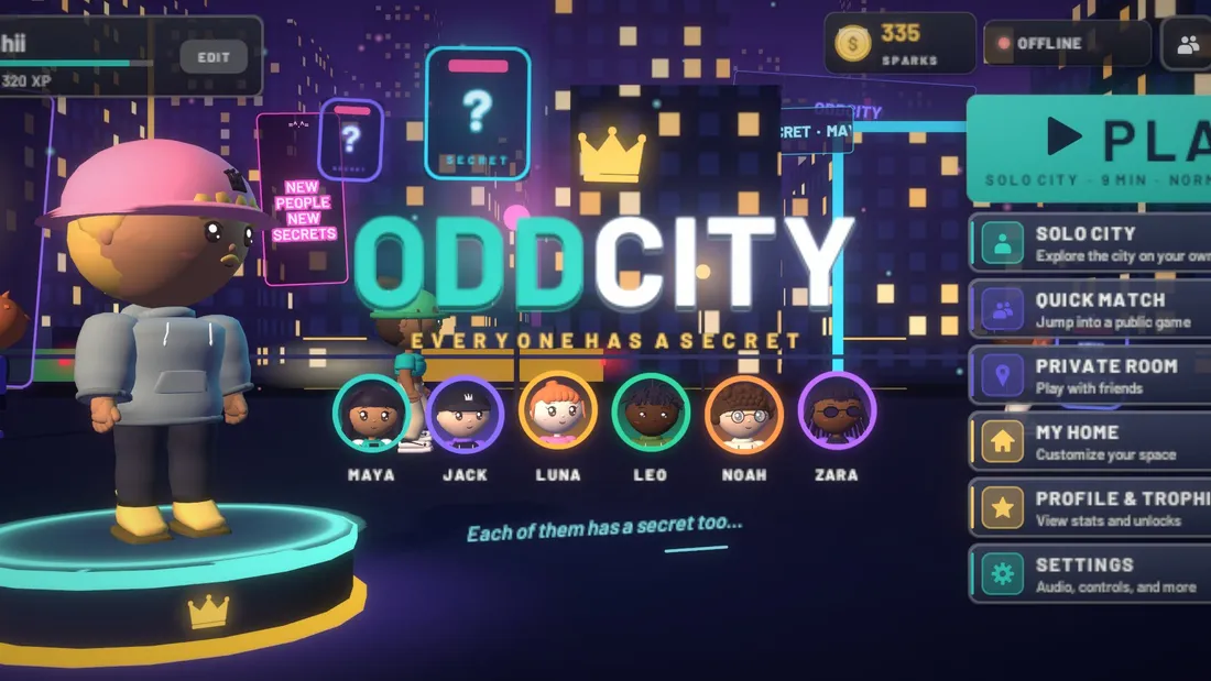 ODDCITY screen 2